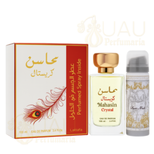 KIT MAHASIN CRYSTAL EDP 100ML + DESODORANTE SPRAY 50ML